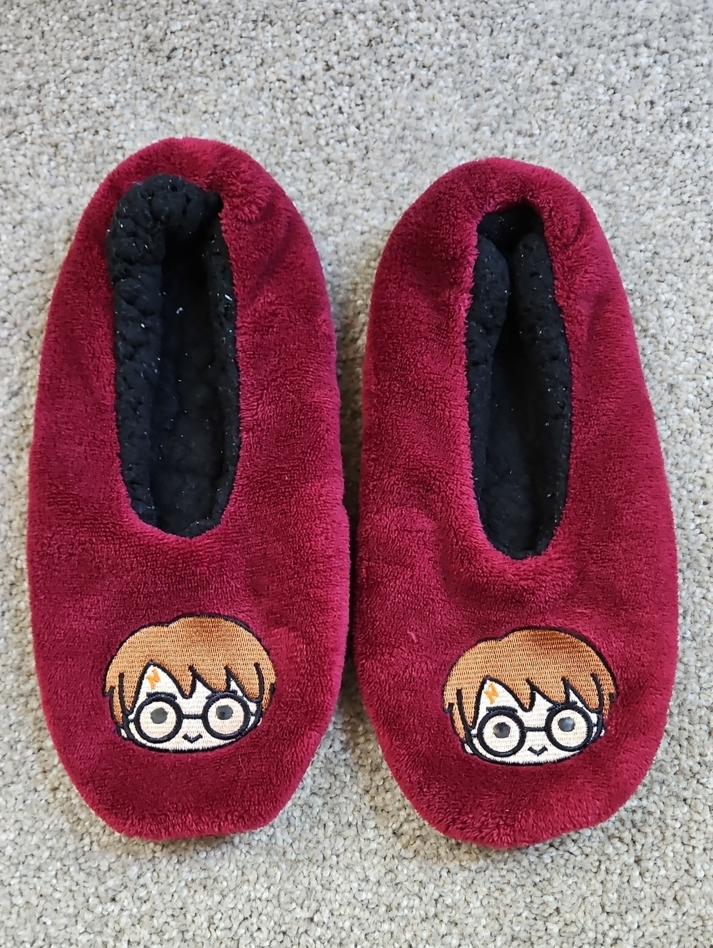 Harry Potter Soft Pull On Slippers OSFM